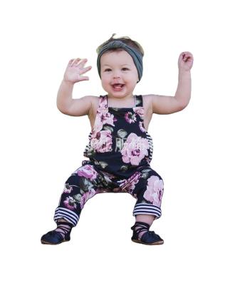 China 2018 Fashion Breathable Newborn Toddler Babies Infant Deer Ruffles Romper Jumpsuit Clothes Outfits for sale