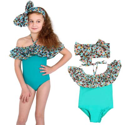 China Hot Selling Girls' Bikini Kids Girl's Teenage Swimwear Sling Baby Swimwear Kid's Breathable Floral Swimwear Child Bathing Suit for sale