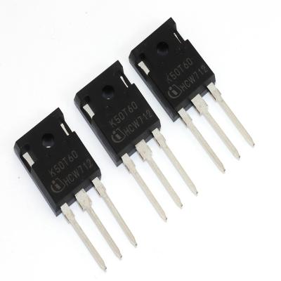 China Brand new high quality MOSFET transistor TO-247-3 IKW30N60T IKW50N60T IKW50T60 original standard parameters IGBT MOSFET transistor for sale