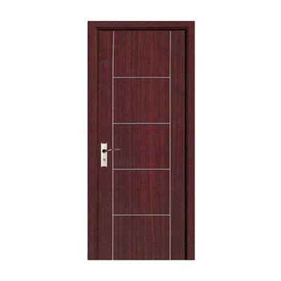 China Modern Walnut Design Melamine Hotel Italian Wood Door Interior Room Fire Door for sale