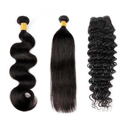 China Virgin Silky Straight Raw Cuticle Aligned Hair, 10A Mink Brazilian Hair, Free Sample Brazilian Virgin Hair Bundles With Closure for sale