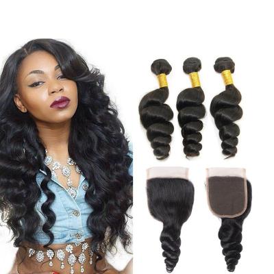 China Wholesale Quality Grade 12a Indian Loose Wave Hair Bundles, 30 Inch Cuticle Aligned Loose Wave Brazilian Hair Bundles for sale