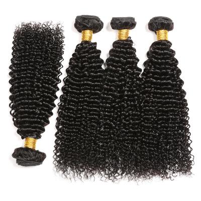 China Free Sample Wholesale Mink Natural Raw Virgin Brazilian Curly Hair Curly Hair Vendors Cuticle Aligned Hair Bundles Hair Extension for sale