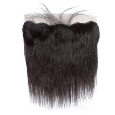 China 100% Unprocessed Human Hair Bundles Straight Virgin Hair For Women 13x4 Lace Frontal Closure Sheer Swiss Lace Headband, Super Thin HD Lace Headband for sale