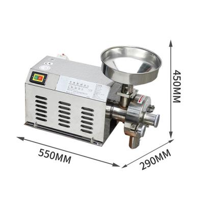 China Multifuction Stainless Steel Corn Grinding Machine Mini Flour Mill Machine Spice Grinding Machinery for sale