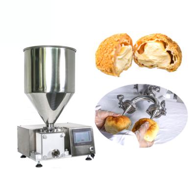 China Hotels manual bread filling butter machine/cake cream stuffing machine/jam core filling machine for sale