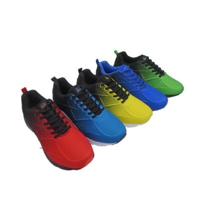 China EVA 2018 latest hot-pressing technology gradient color waterproof sports shoes for sale