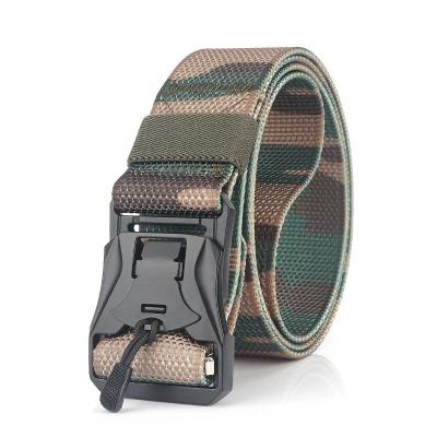 China Factory Service Wholesale 1.5 Inch Width Men Military Training Nylon Pants Belt Outdoor Camouflage Tactical Belt for sale