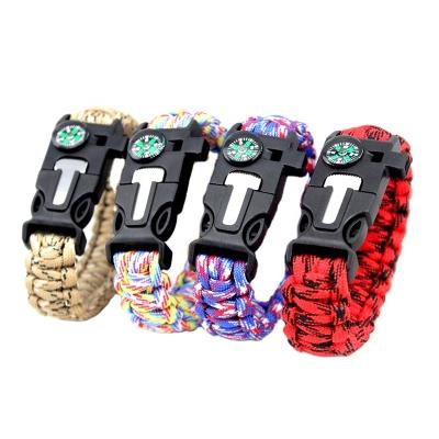 China Photography Multi Color Flexible Outdoor Military Camera Rope Hanging Hand - Woven Wristband Umbrella Rope Wrist Strap Custom for sale