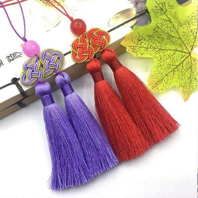 China Mobile Phone Tassels Jewelry Accessories Findings Silk Tassel Fringe Earrings Accessories Wholesale for sale