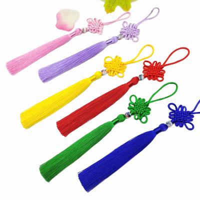 China Mark Tassels Accessories Top Handmade Colorful Tassels, Used For Jewelry Making Woven Silk Tassel for sale