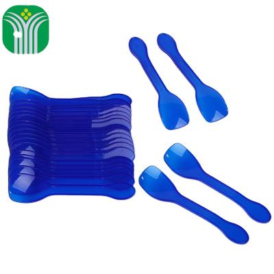 China Disposable Custom Disposable Plastic Ice Cream Spoon for sale