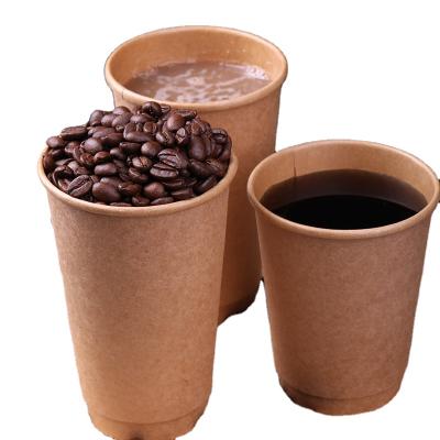 China Disposable custom logo printed 4oz kraft paper cups for hot coffee in egybt for sale