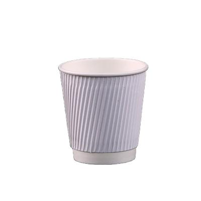 China Disposable custom china import ripple 4oz good quality wallpaper cups for sale