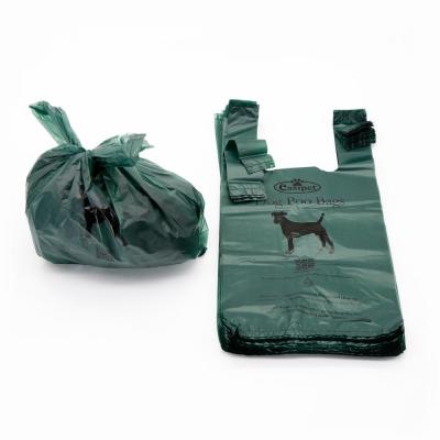 China High Quality Disposable Plastic Cornstarch Plastic Biodegradable Pet Dog Poop Waste Bag In Roll for sale