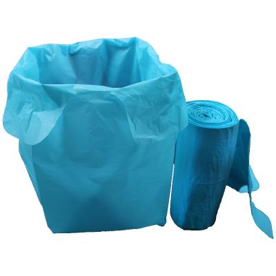 China Disposable Tie Top Garbage Bag On Roll Colored Compostable Bin Bag Or Bin Liner Bag for sale