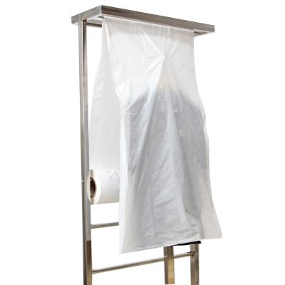 China Disposable LDPE Clear Plastic Garment Cover To Protect Gowns From Dust for sale