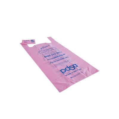 China Factory Price Disposable Plastic Collect Charity Bags For Clothes for sale