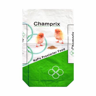 China Recyclable Polypropylene 25kg Animal Feed Packaging Bags for sale