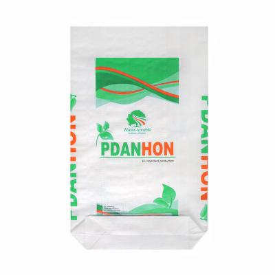 China Recyclable PP Woven To Bag 20kg Fertilizer Plastic Bags for sale