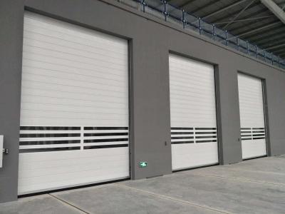 China Customized Industrial Alloy Rapid Roll up and Shutter Spiral Security Automatic Door for sale