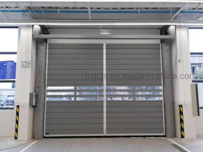 China Linear Door Panel Aluminum Alloy Fast Roll up and Shutter Spiral Security Garage Door for sale