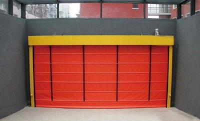 China IP55 Protection Class Alloy Fast Rolling up Roller Shutter Door for Warehouse Security for sale