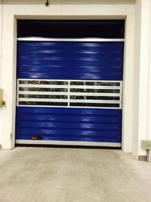 China Remote Control 100W Aluminum Alloy Rolling up and Shutting Security Warehouse Garage Door for sale