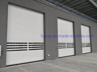 China Linear Door Panel Aluminum Alloy Fast Rolling up and Shutting Security Warehouse Door for sale