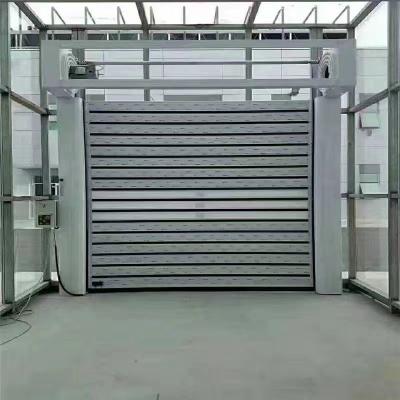 China Industrial High Speed Rolling Rapid Roll up Fast Roller Shutter Spiral Automatic Door for sale