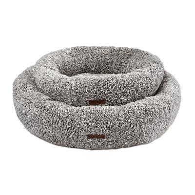 China Petstar Winter Heating Warm Self-heating Cloth Around Passionate Dog Cat Donut Bed for sale