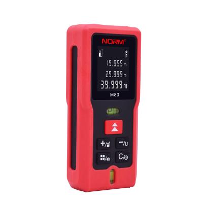 China 80 Meters Laser Accuracy Professional Distance Measurer 117*53*27mm for sale