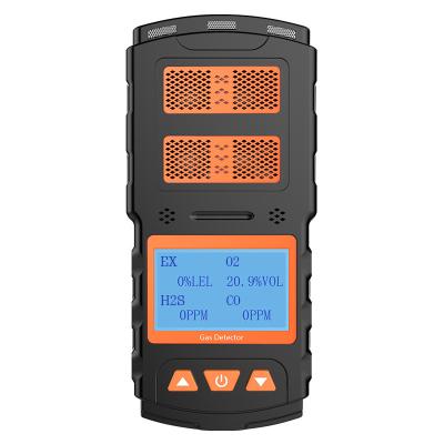 China Sensitive gas detector for multi gas like EX, Co, O2, H2S (flammable gas sulfide, carbon monoxide, oxygen, hydrogen) NM-4 for sale