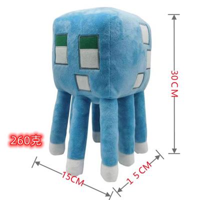 China New Soft Comfy Glow Squid Plush Figure With Lights And Sounds Glow-in-The-Dark Soft Toy Based Video Game Collectible Gift for sale