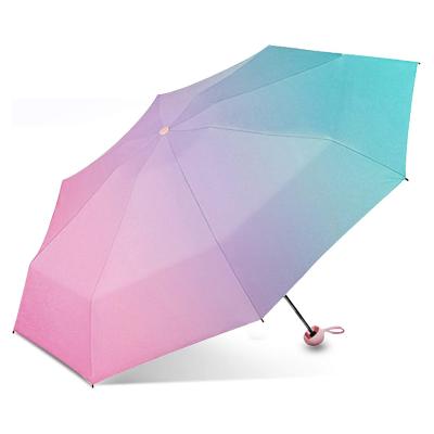 China Custom Logo Design Mini Miniature Travel UmbrellasCMYK Fashion Umbrella Tropical 5 Supplier Super Light UV Customer Manual Umbrella Times for sale