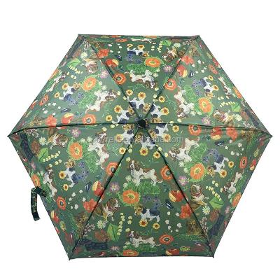 China Customer Manual Logo Design Mini Miniature Travel UmbrellasCMYK Fashion Umbrella Tropical 5 Supplier Super Times Light for sale