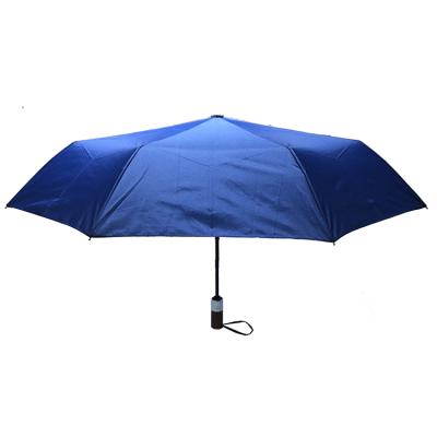 China Umbrella UV windproof automatic protection three folds promotion cheap automatic open minimalist high quality with custom logo printing ad for sale