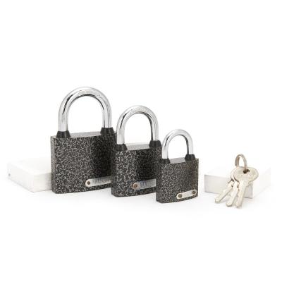 China Wholesale 50 mm Plastic Coated Brass Master Key Custom Hardened Solid Brass Padlock Iron Keyed Alike for sale