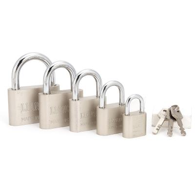 China 30mm Short Shackle Anti-theft Matte Round Corner Padlock Shatterproof Lock With Concealed Shackle 30mm for sale