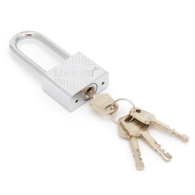 China Brass Steel Rectangular Padlock Iron Computer Keys Padlock Square Shape Padlock 70mm Matt Long Paddle Key Shackle for sale