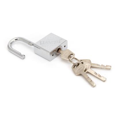 China Cute Iron Cable Lock Padlock Combination Lock Digit Padlock Lovely 70mm Square Shape Short Shackle Padlock for sale