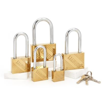 China 30 Mm Long Shackle Vane Key Square Shape Brass Plastic Padlock Joint Iron With Master Key for sale