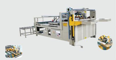 Chine machine ondulée de la fabrication de cartons 60m/min, machine de Gluer de dossier à vendre