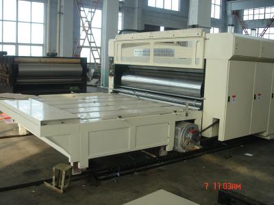 China Máquina acanalada automática Grinded/impresión rotatoria de la fabricación de cajas en venta