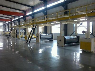 China Pneumatic Corrugated Cardboard Production Line 1800mm Width for sale