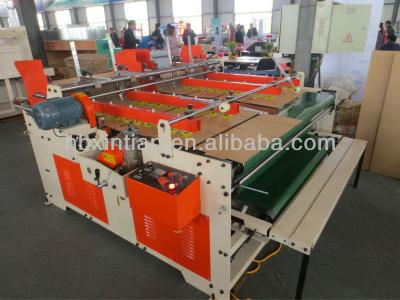 Chine 380VAC Gluer Semi-automatique pour la machine d'impression ondulée de boîte à vendre