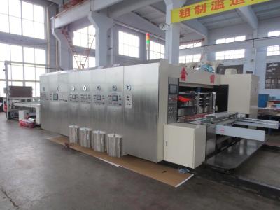 China Limpie la impresión de Flexo con la aspiradora de la adsorción que ranura la máquina de fabricación de cartón 18.5kw en venta