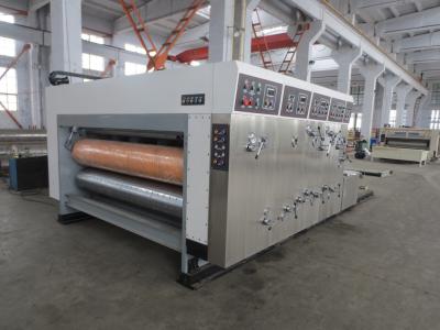 China Automatische Pappgewölbte Kasten-Druckmaschine mit Vorderkanten-Zufuhr zu verkaufen