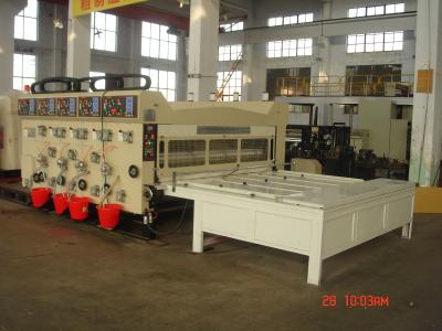 China Semi Automatic Carton Box Flexo Printing Machine With Chain Feeding for sale