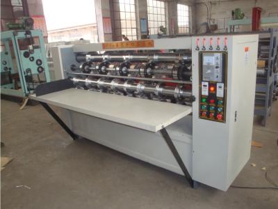 China Semi Automatic Carton Paper Slitting Machine Thin Blade Slitter Scorer for sale